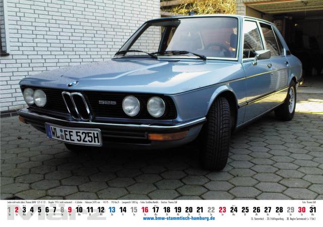 Bild: BMW-Stammtisch Hamburg / Kalender 2014